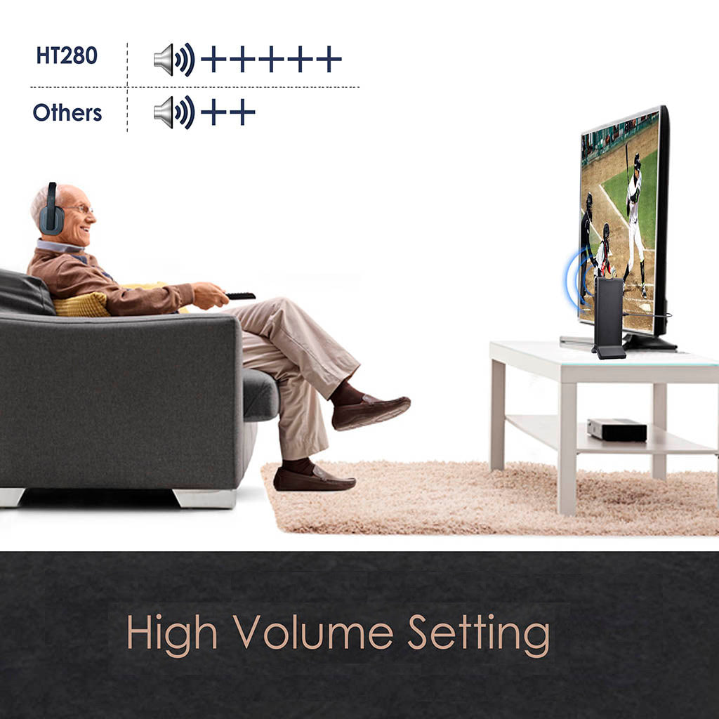 HT280 | 2.4G Wireless TV Headphone System