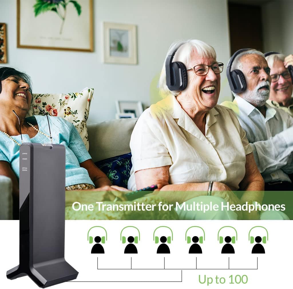 HT280 | 2.4G Wireless TV Headphone System