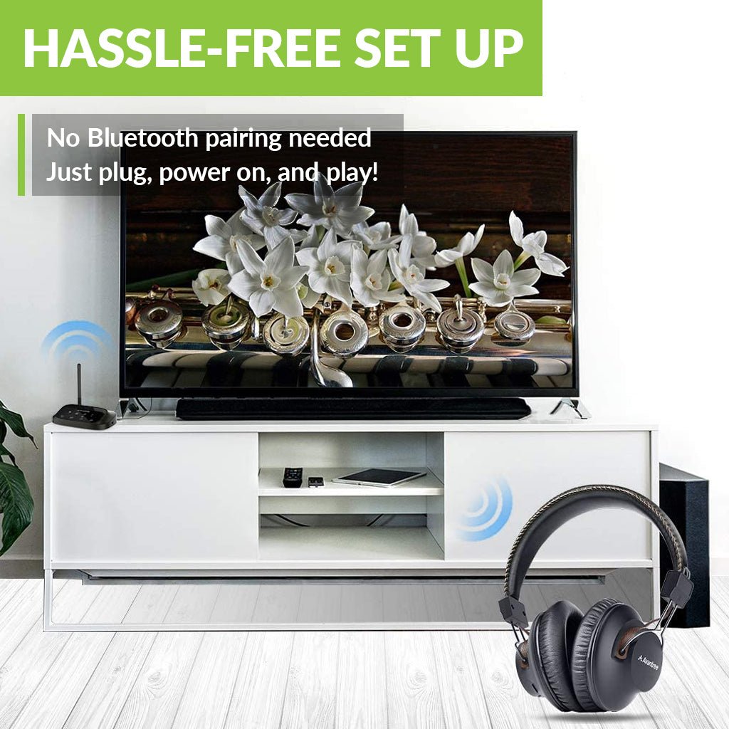 HT5009 | Wireless Headpones for TV with Transmitter