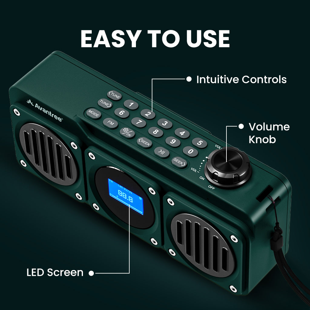 Boombyte | BT5.1 Portable Radio Speaker