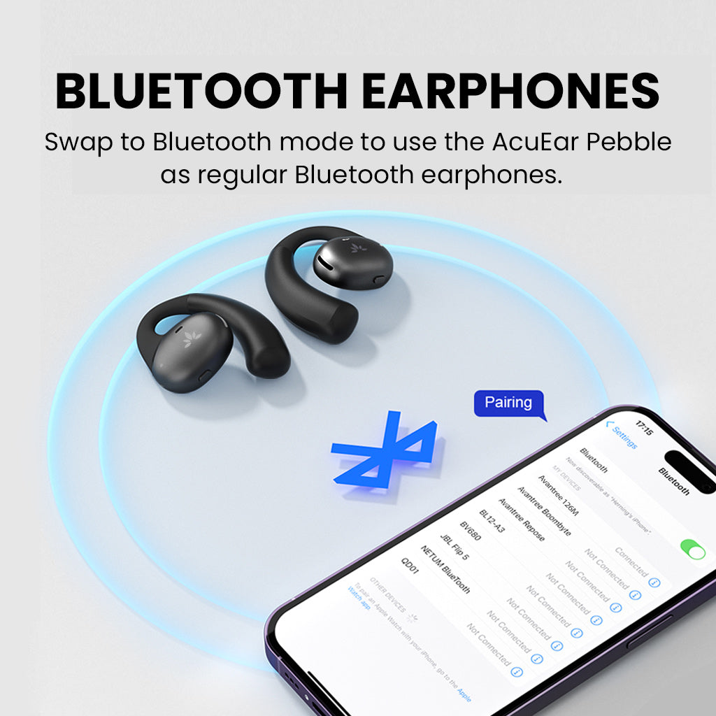 AcuEar Pebble | Hearing Amplifier with Microphone for Seniors