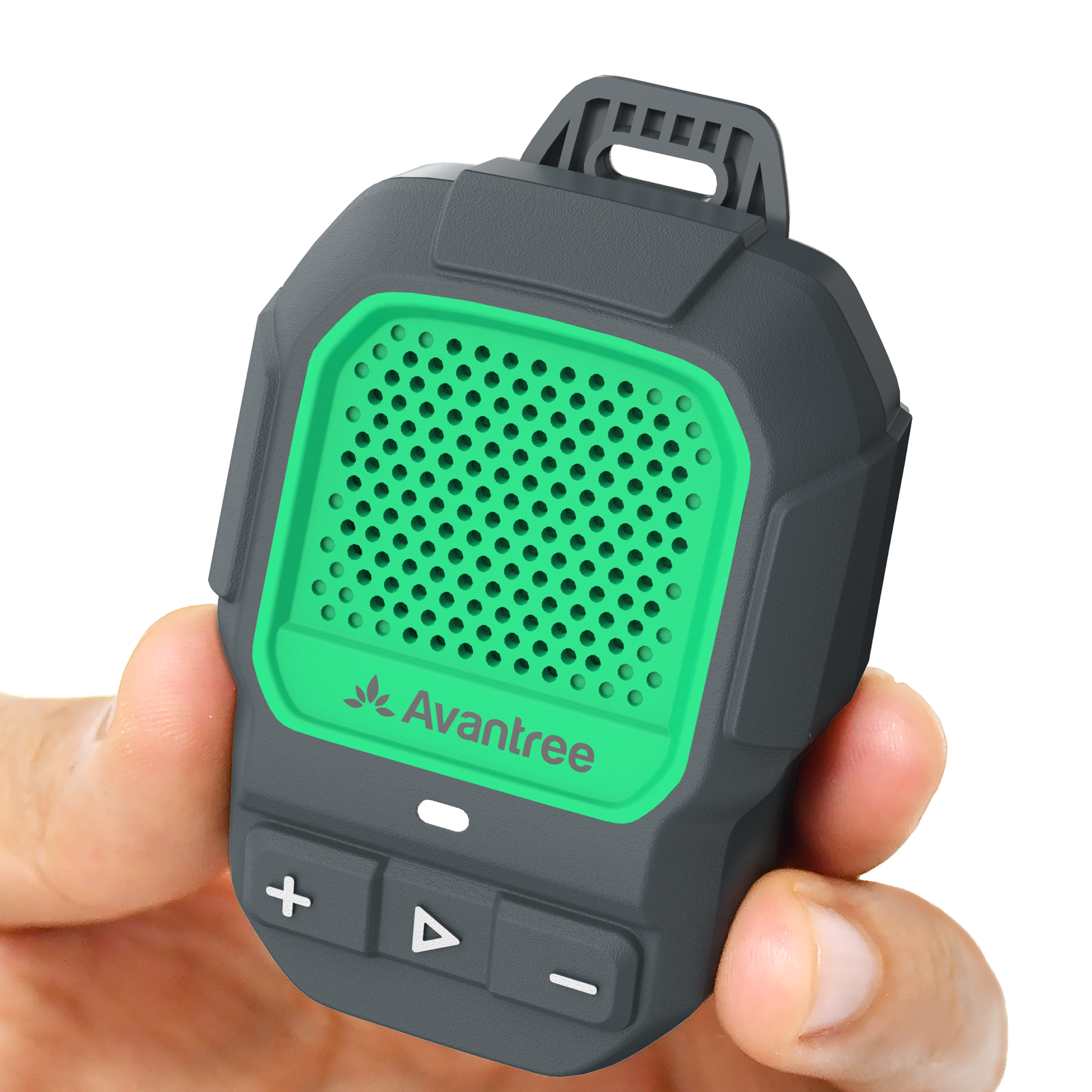 ShareCast Solo | Clip-On Auracast Wearable Speaker