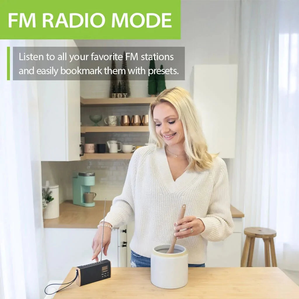 Soundbyte T  |  Portable FM Radio with Bluetooth