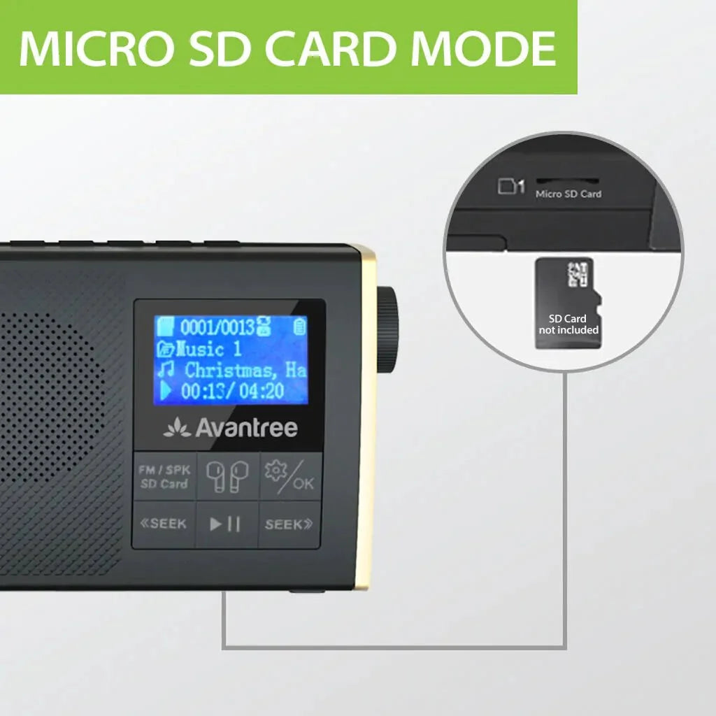 Soundbyte T  |  Portable FM Radio with Bluetooth