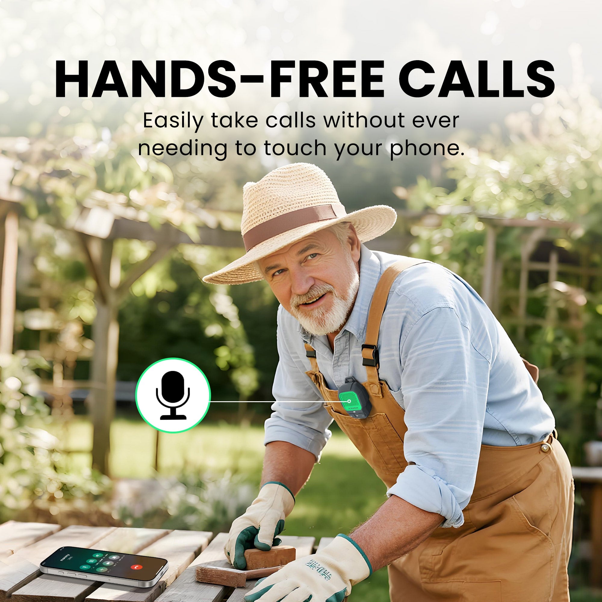 ShareCast Solo | Clip-On Auracast Wearable Speaker