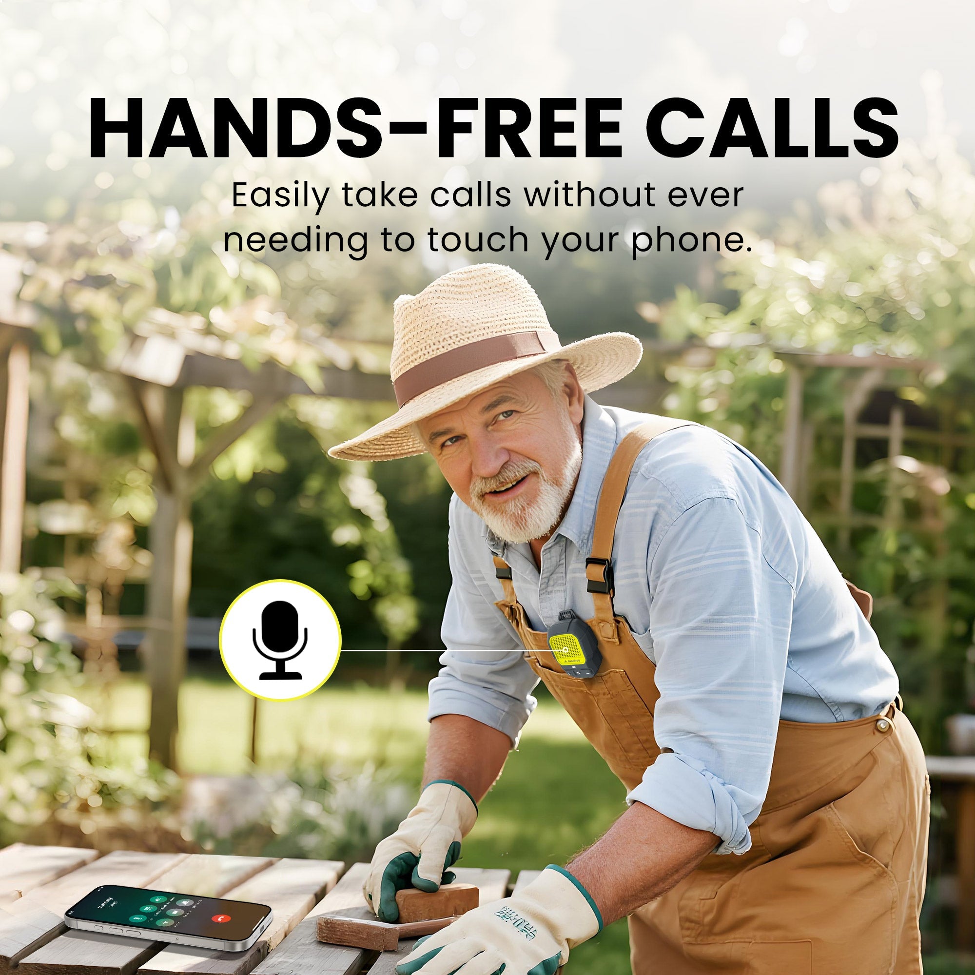 ShareCast Solo | Clip-On Auracast Wearable Speaker