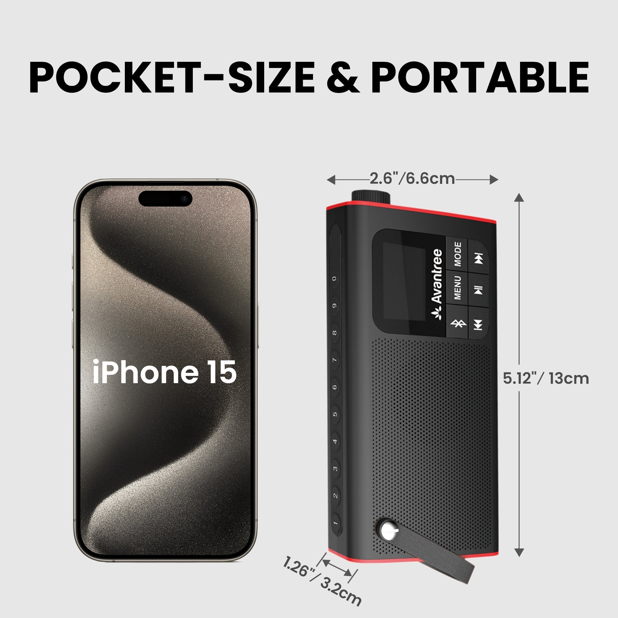 SP850 | Best Portable Radio with Bluetooth Speaker