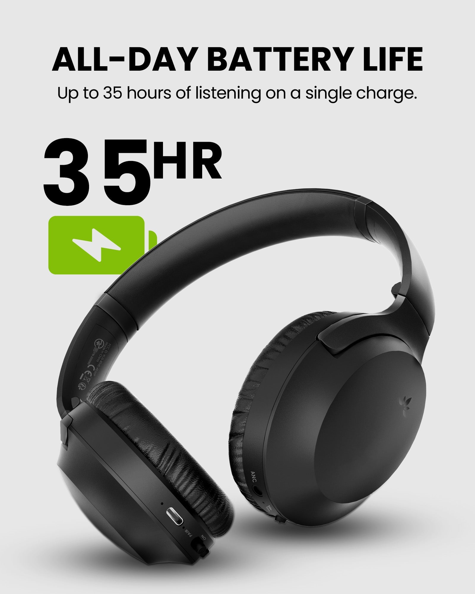Aria Aura | Wireless Auracast TV Headphones