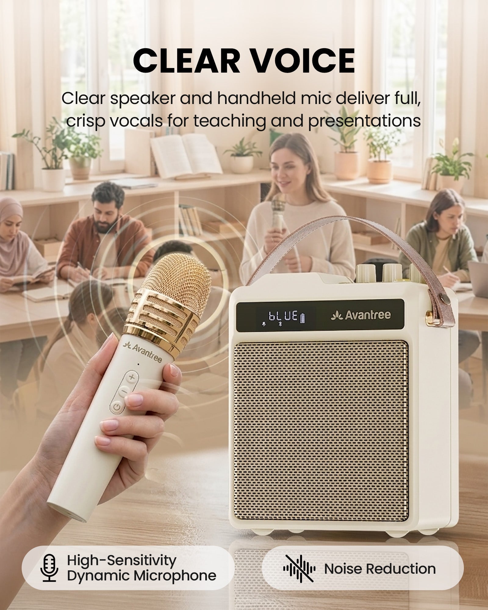VoxAmp Duo | Wireless Speaker with Dual Microphones