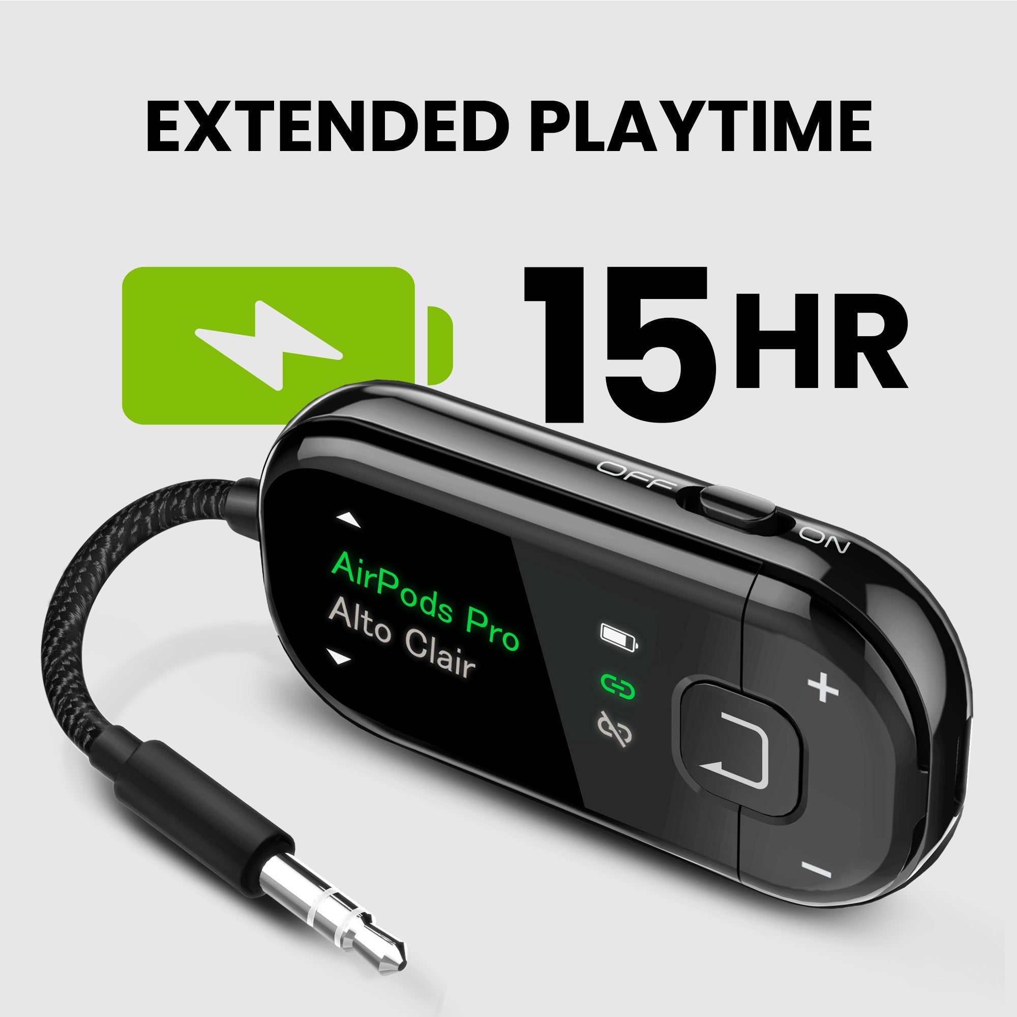 Voyager | Bluetooth Airplane Adapter with Auracast