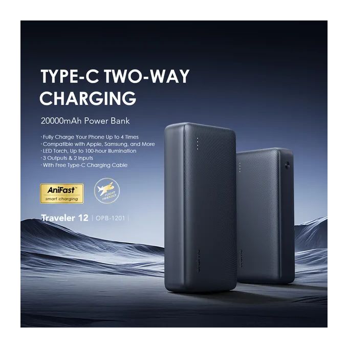 Oraimo Powerbank 20000mAh (Black)